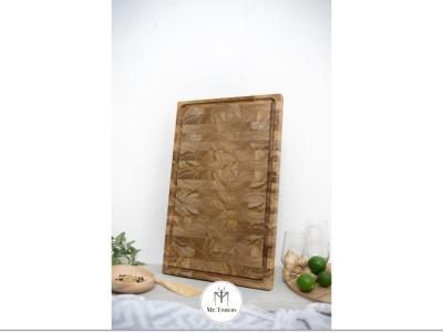 Chessboard small Teak Chopping Board