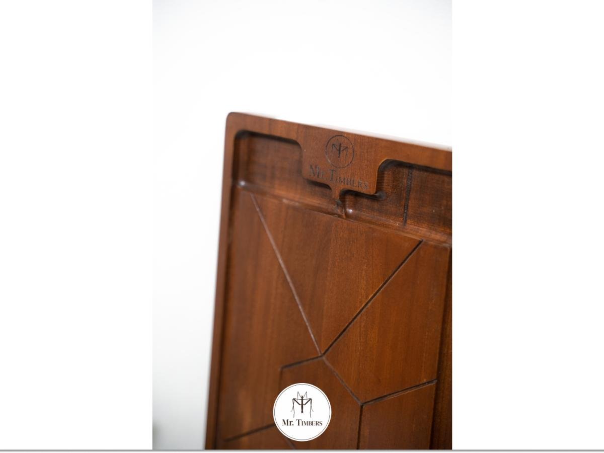 Octagon Mini Chopping Board Mahogany