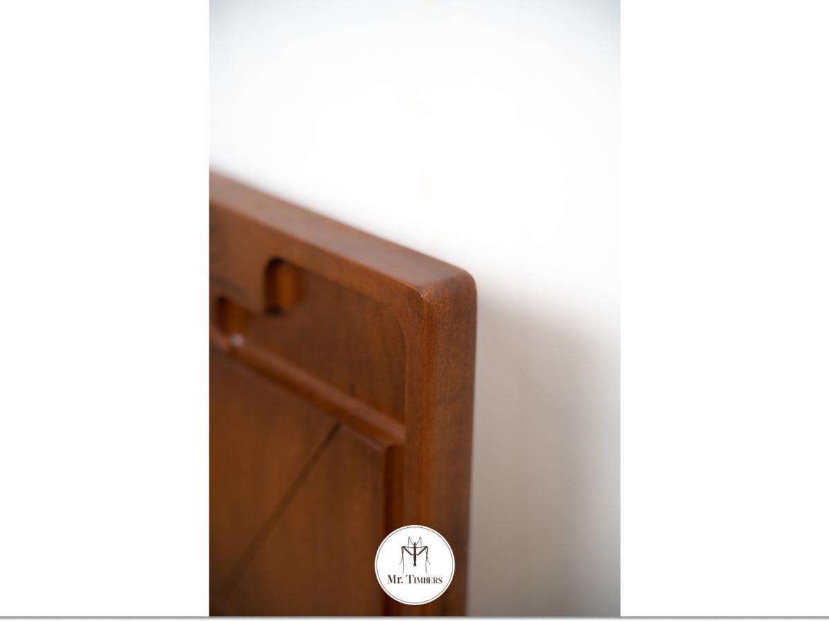 Octagon Small Chopping Board Mahogany