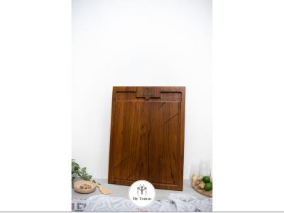 Star Medium Chopping Board Dark Teak