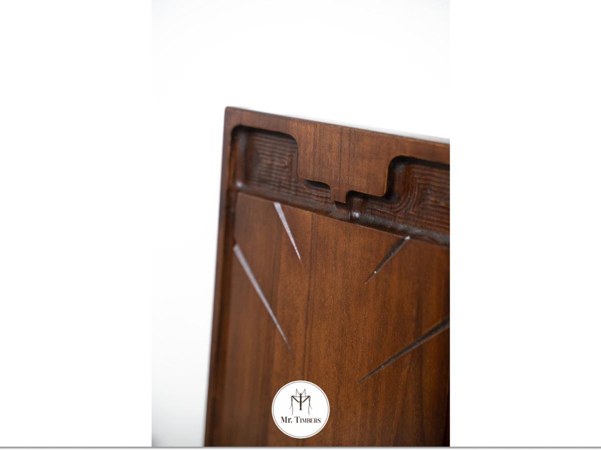Star Mini Chopping Board Dark Teak