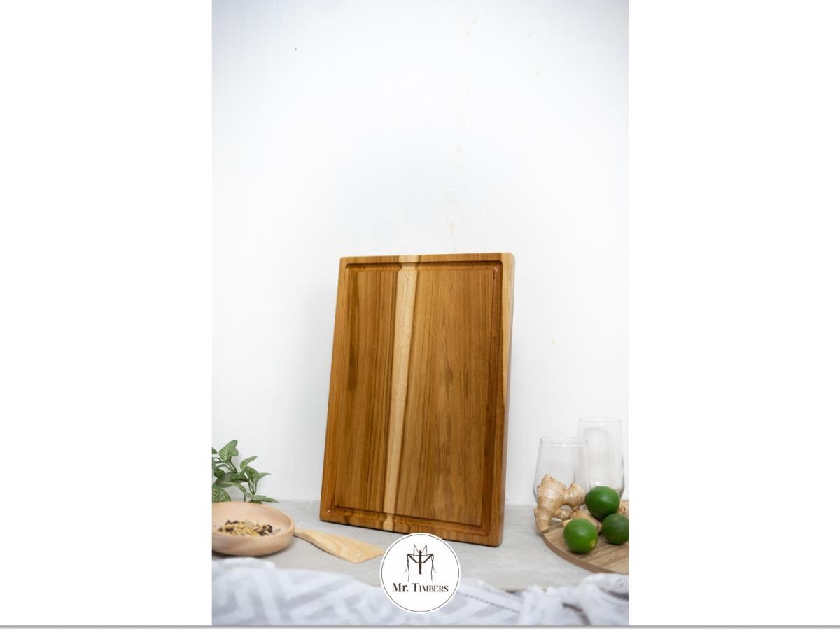 Star Mini Chopping Board Light Teak
