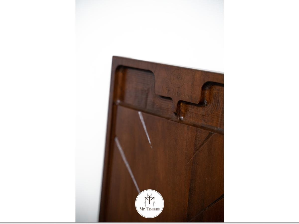 Star Small Chopping Board Dark Teak