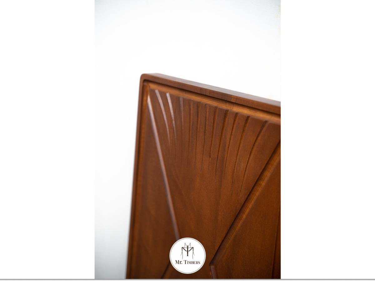 Waves Mini Chopping Board Mahogany v1