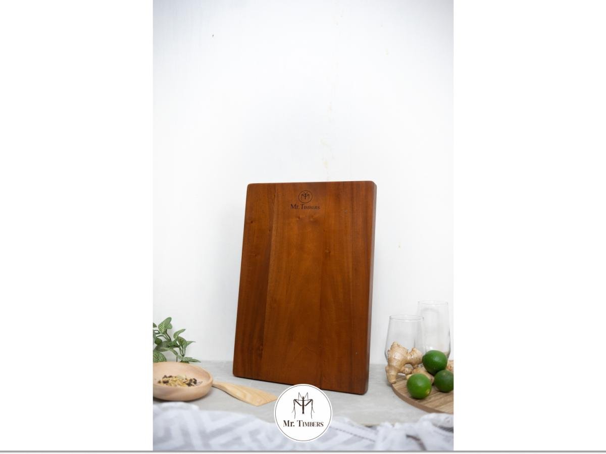 Waves Mini Chopping Board Mahogany v2