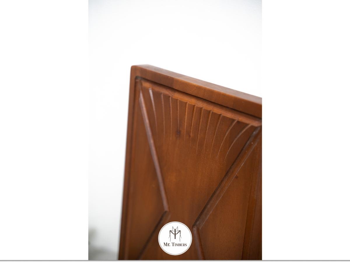 Waves Mini Chopping Board Mahogany v2