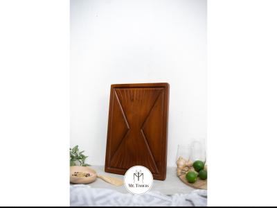  Waves Mini  Chopping Boards  Mahogany