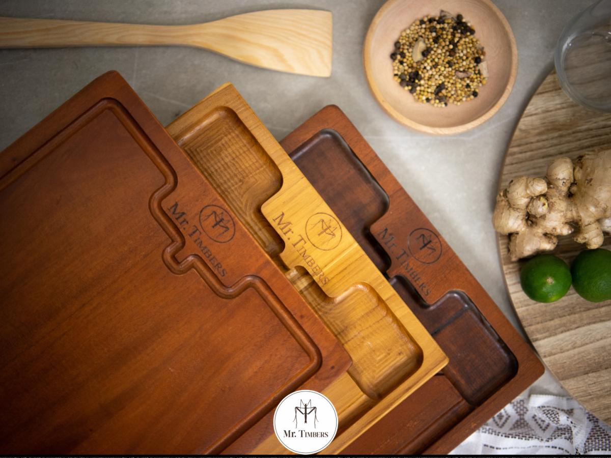  Original Mini  Chopping Boards  Mahogany