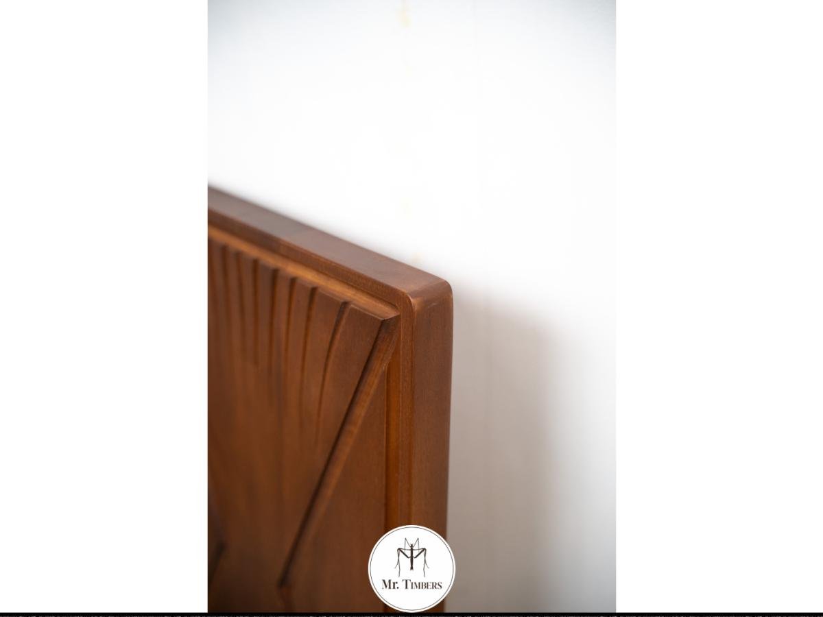  Waves Small  Chopping Boards  Mahogany