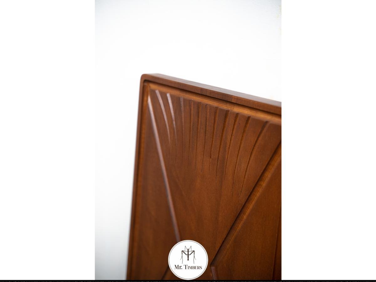  Waves Small  Chopping Boards  Mahogany