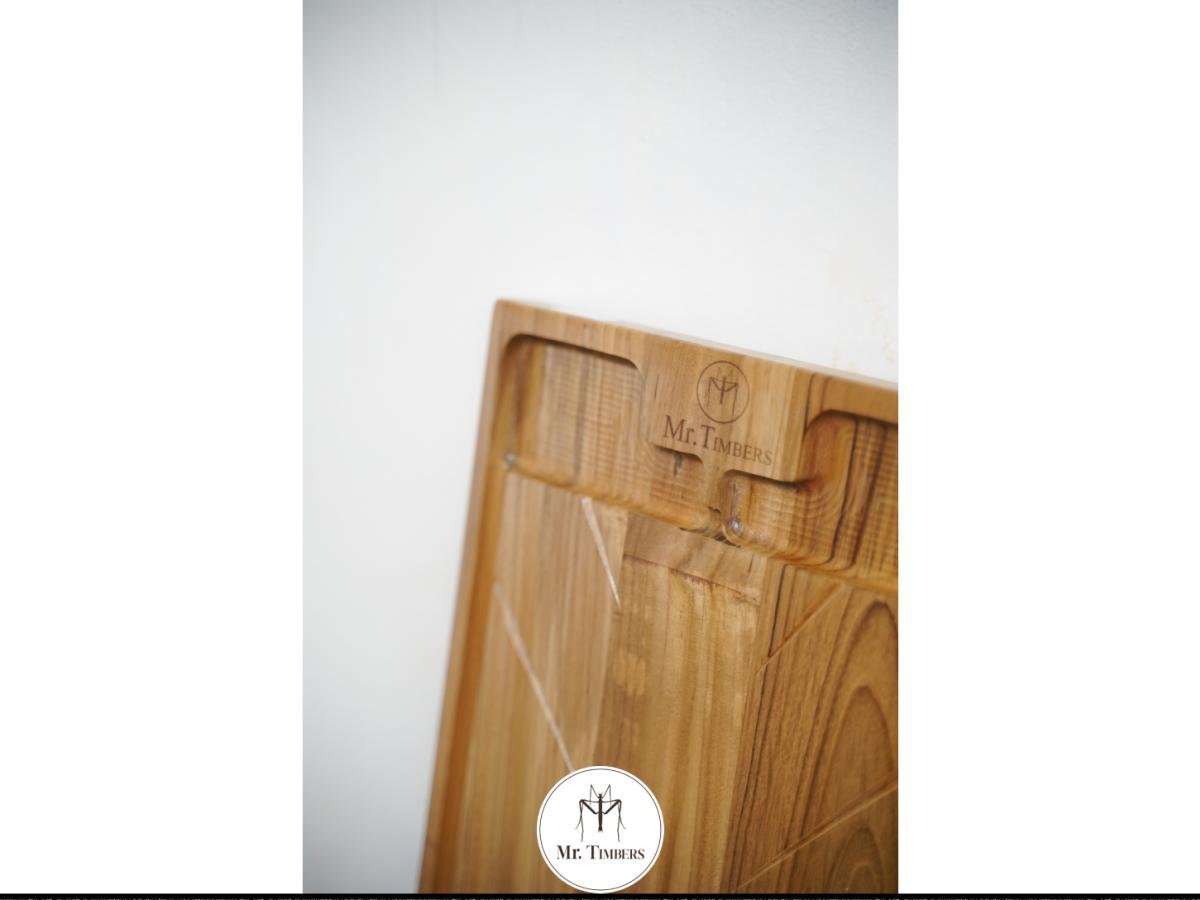  Star Small  Chopping Boards  Light Teak